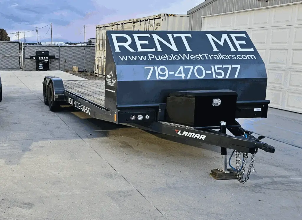 TRAILER # 1 - 22ft Flat Bed Car Hauler (7k GVWR)